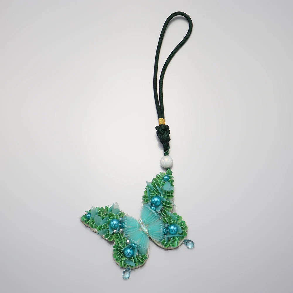 Handmade Rhinestone Beaded Bag Charms