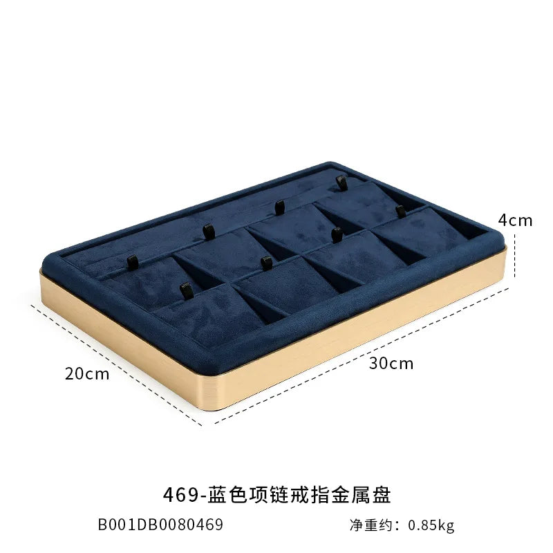 Luxury Velvet Jewelry Display Tray