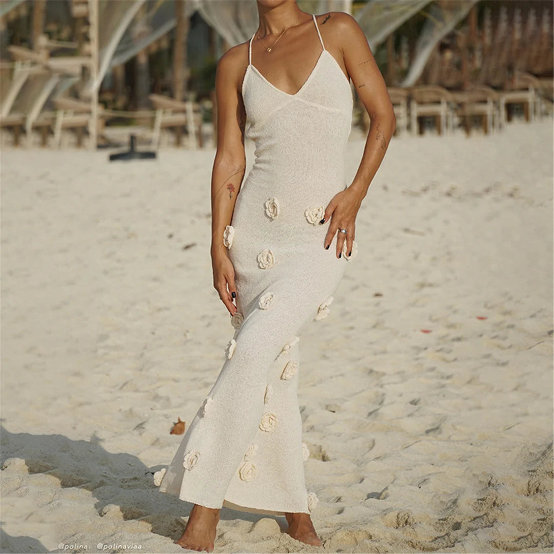 Elegant Summer Beach Gown