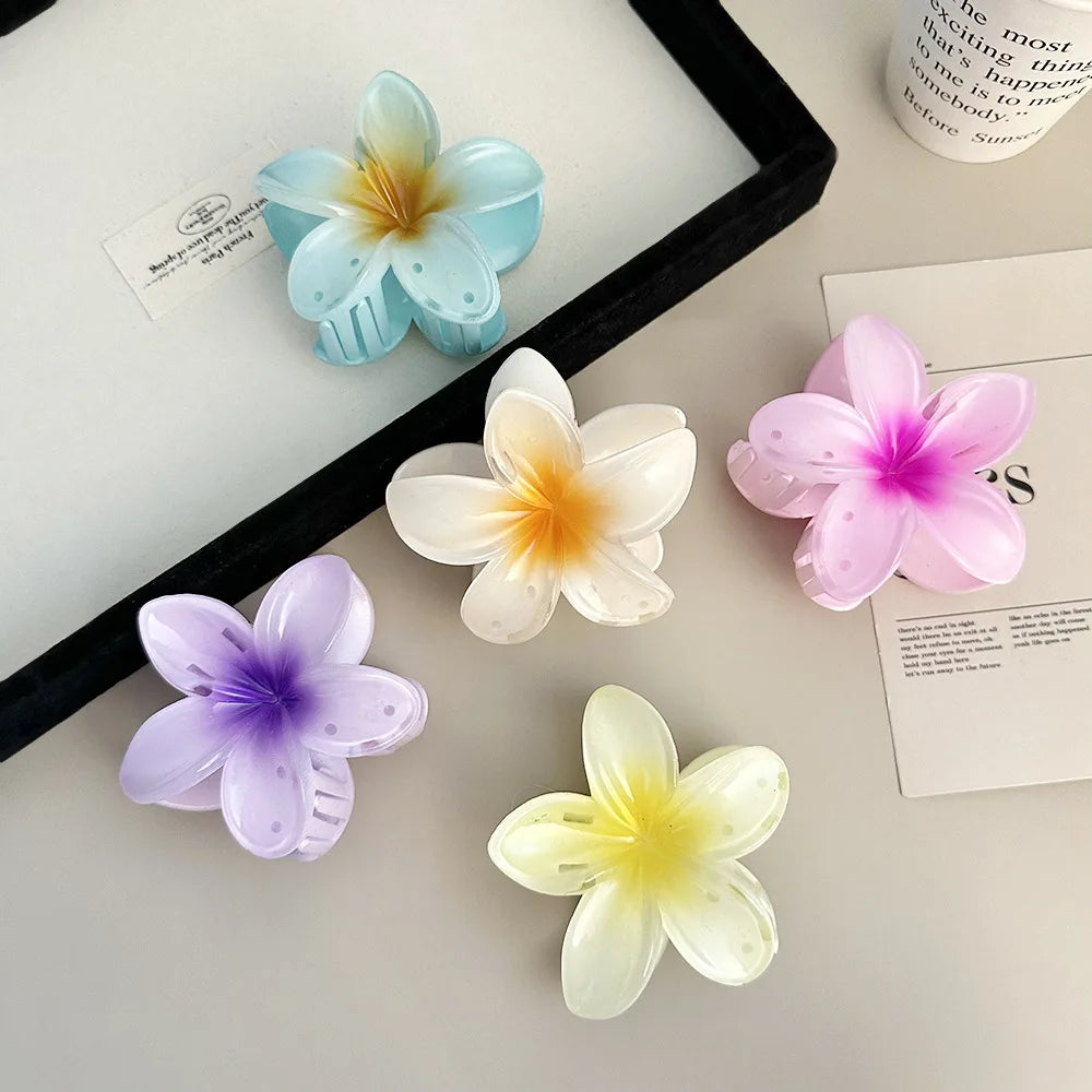 Tropical Flower Hair Claw Clip
