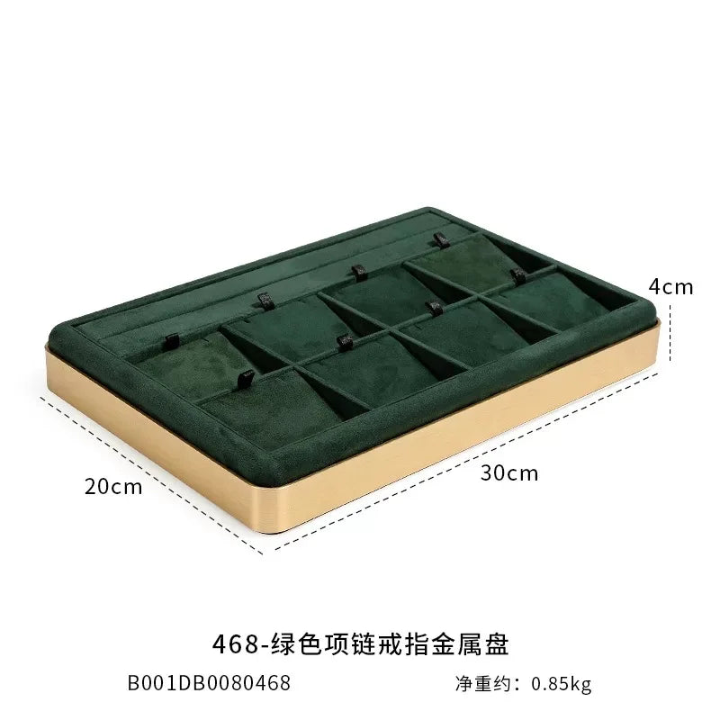 Luxury Velvet Jewelry Display Tray