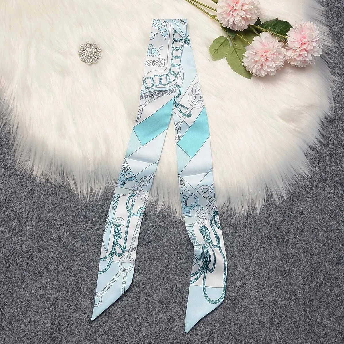 Skinny Silk Scarf