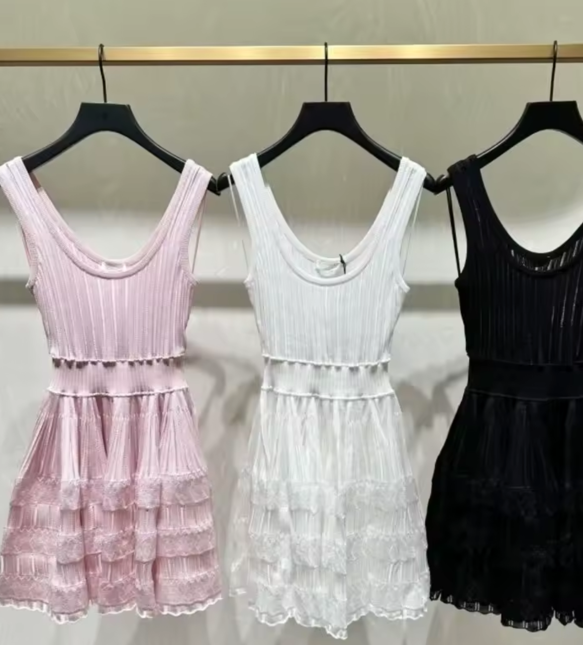 French-Inspired Summer Ruffle Dress