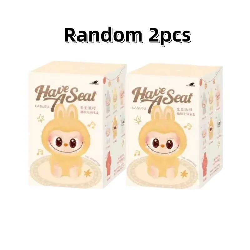 Hot Labubu The Monsters Blind Box Toys Cardiac Macarone Mysterious Surprise Box Guess Bag Figure Model Bag Keychain Gifts