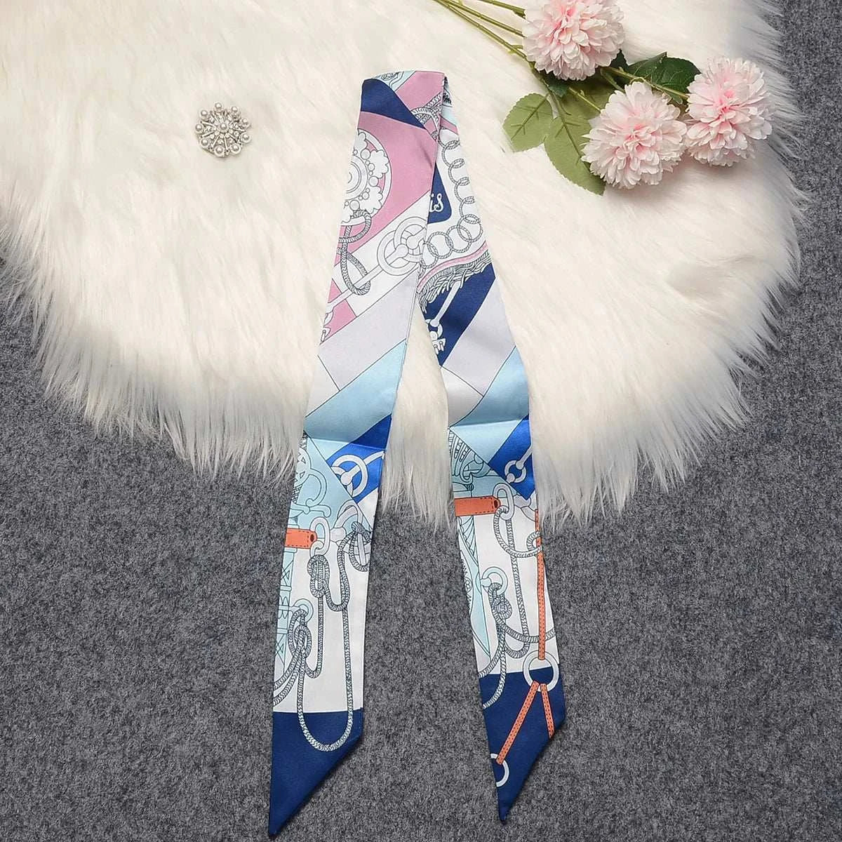 Skinny Silk Scarf