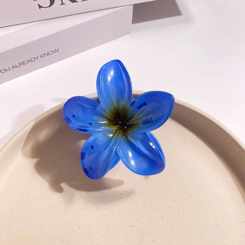Tropical Flower Hair Claw Clip