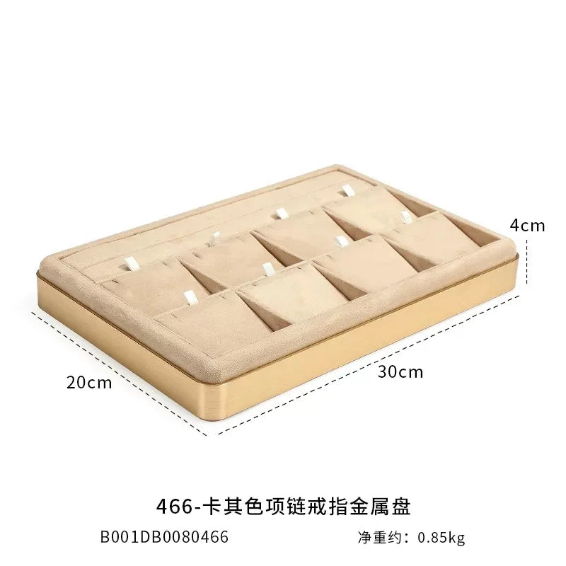 Luxury Velvet Jewelry Display Tray
